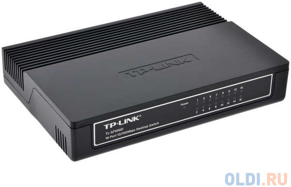 Коммутатор TP-LINK TL-SF1016D 16-портовый 10/100 Мбит/с настольный коммутатор 434847452