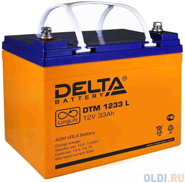 Батарея для ИБП Delta DTM 1233 L 12В 33Ач 4348475209