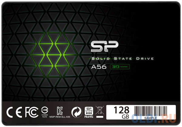 SSD накопитель Silicon Power SP128GBSS3A56B25 128 Gb SATA-III SP128GBSS3A56B25 4348475723