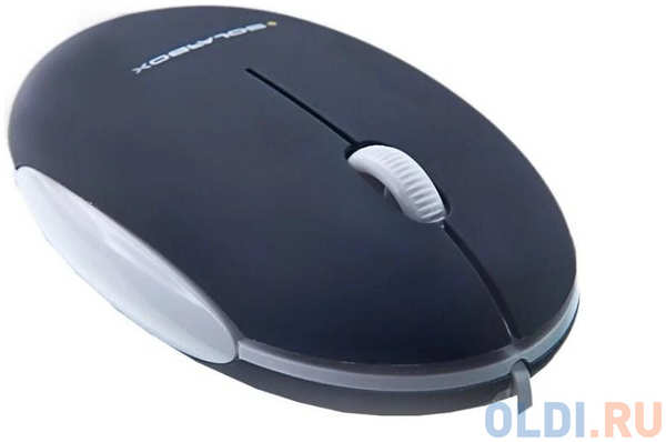 Мышь проводная Гарнизон SolarBox X06 Black USB Travel Optical Mouse чёрный USB 4348483592