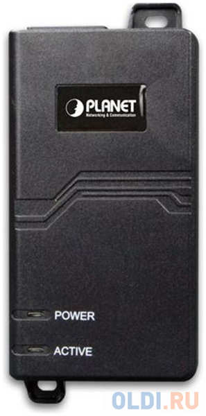 Planet Single Port 10/100/1000Mbps Ultra POE Injector (60 Watts) - w/internal power, 802.3at PoE compatible 4348491854