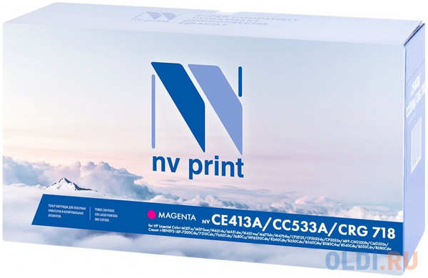 Картридж NV-Print NV-CE413A/CC533A/718M 2800стр Пурпурный 4348500232