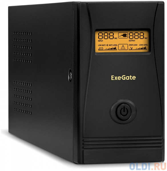 Exegate EP285579RUS ИБП ExeGate SpecialPro Smart LLB-600.LCD.AVR.C13.RJ.USB