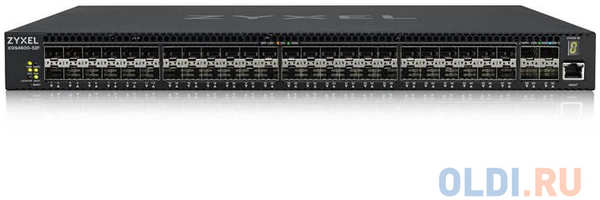 ZYXELXGS4600-52F AC L3 Managed Switch, 48 port Gig SFP, 4 dual pers. and 4x 10G SFP+, stackable, dual PSU AC