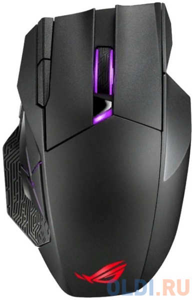 Игровая беспроводная мышь ASUS ROG Spatha X (RF 2.4GHz, USB, 12 кнопок, 19000 dpi, RGB подсветка, 90MP0220-BMUA00)