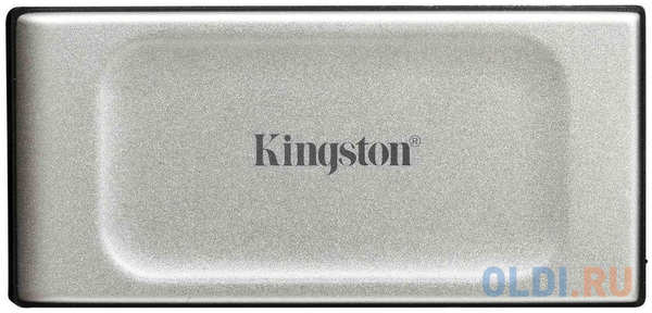 Внешний SSD диск 1.8″ 1 Tb USB Type-C Kingston XS2000 Portable серебристый 4348502029