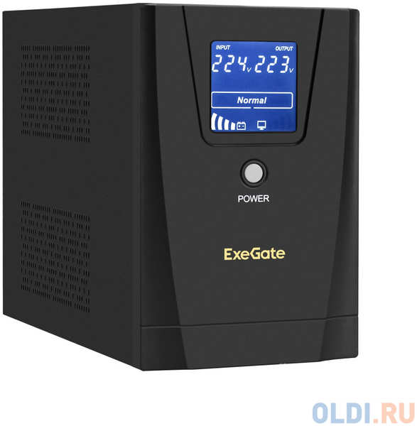 Exegate EP287659RUS ИБП ExeGate SpecialPro Smart LLB-3000.LCD.AVR.C13.RJ.USB