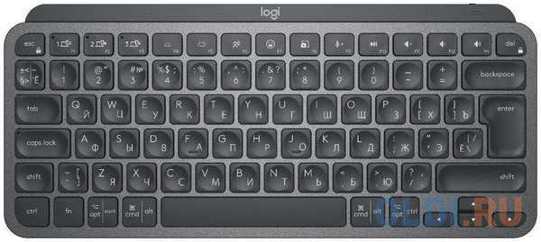 Клавиатура беспроводная Logitech MX Keys Mini Bluetooth графитовый (920-010501)