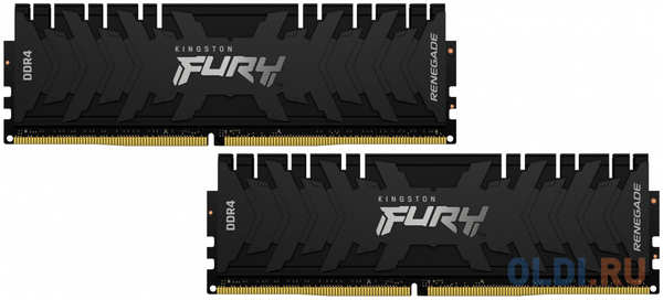 Оперативная память для компьютера Kingston Fury Renegade DIMM 16Gb DDR4 4600 MHz KF446C19RBK2/16 4348504818
