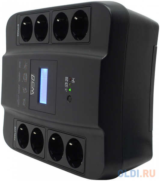 Источник бесперебойного питания Powercom Spider SPD-900U LCD USB 540Вт 900ВА черный