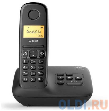 Р/Телефон Dect Gigaset A270A AM RUS черный автооветчик АОН 4348507539
