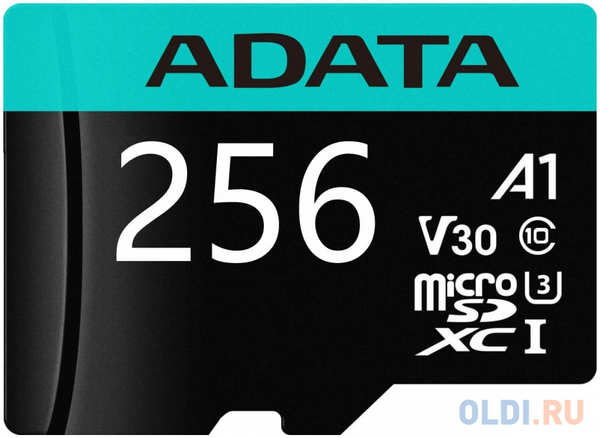 A-Data Карта памяти MICRO SDXC 256GB W/AD. AUSDX256GUI3V30SA2-RA1 ADATA 4348509138