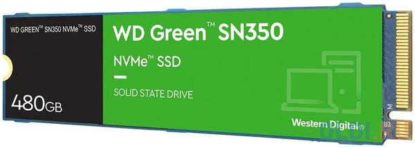 SSD накопитель Western Digital Green SN350 480 Gb PCI-E 3.0 x4 4348509963