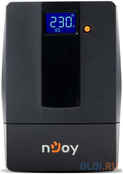 ИБП nJOY UPS 600VA Horus Plus 600 (эфективная мощьность 360Вт, LCD, ,батарея 7 Ач, 2 евро розетки)