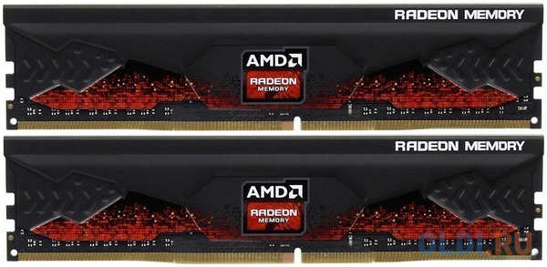 Оперативная память для компьютера AMD R9 Gamers Series DIMM 64Gb DDR4 3200 MHz R9S464G3206U2K