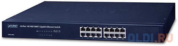 PLANET 16-Port 10/100/1000Mbps Gigabit Ethernet Switch 4348511523