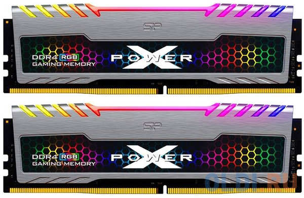 Оперативная память для компьютера Silicon Power XPOWER Turbine RGB DIMM 16Gb DDR4 3600 MHz SP016GXLZU360BDB 4348511862