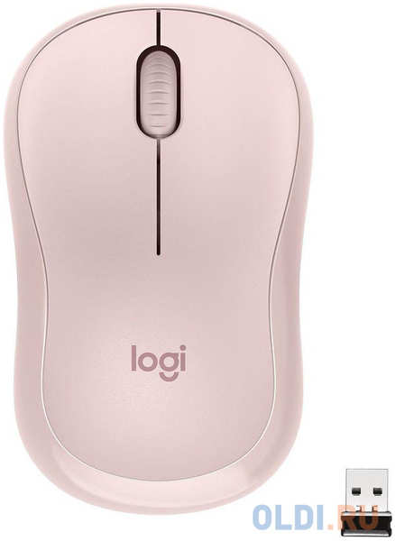 Мышь беспроводная Logitech M220 розовый USB + радиоканал 910-006129 4348514474