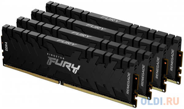 Оперативная память для компьютера Kingston Fury Renegade DIMM 64Gb DDR4 2666MHz KF426C13RB1K4/64
