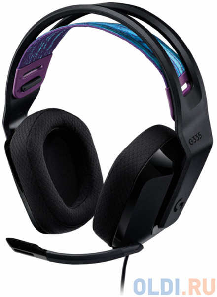 Игровая гарнитура проводная Logitech G335 Wired Gaming Headset черный 981-000978 4348516718