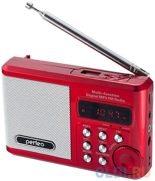 Мини аудио система Perfeo Sound Ranger 4 in 1 PF-SV922 красный 434851961