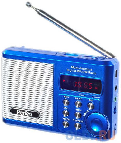 Мини аудио система Perfeo Sound Ranger 4 in 1 PF-SV922 синий 434851967