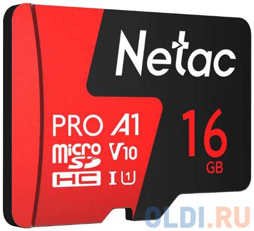 Флеш-накопитель NeTac Карта памяти Netac MicroSD P500 Extreme Pro 16GB, Retail version card only 4348521924