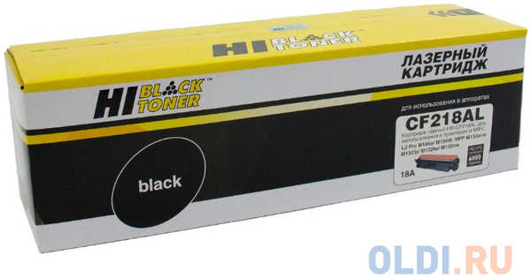 Hi-Black CF218AL Тонер-картридж для HP LaserJet Pro M104/MFP M132, 6K, с чипом 4348525005