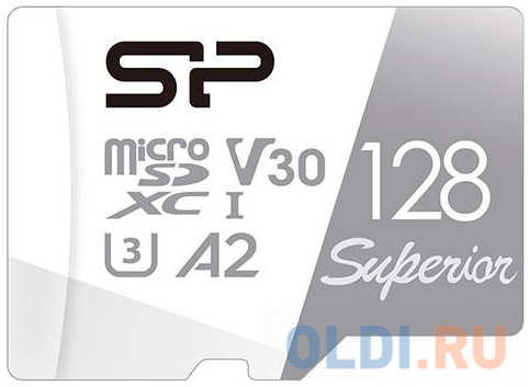 Флеш карта microSD 128GB Silicon Power Superior Pro A2 microSDXC Class 10 UHS-I U3 Colorful 100/80 Mb/s 4348525560