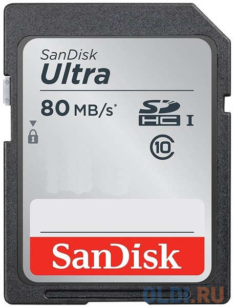 Флеш карта SD 32GB SanDisk SDHC Class 10 UHS-I Ultra 120MB/s