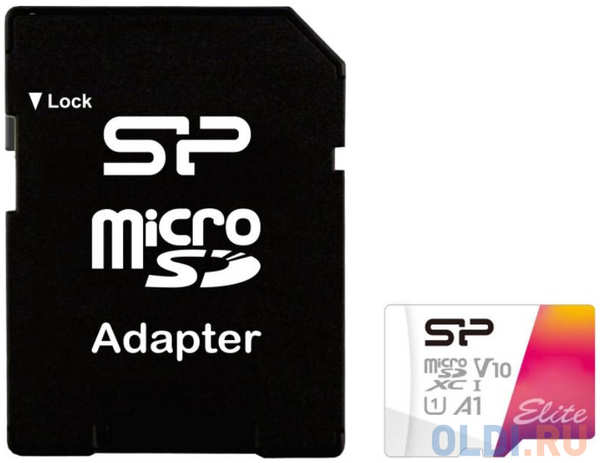 Карта памяти microSDXC 128Gb Silicon Power Elite A1 4348525576