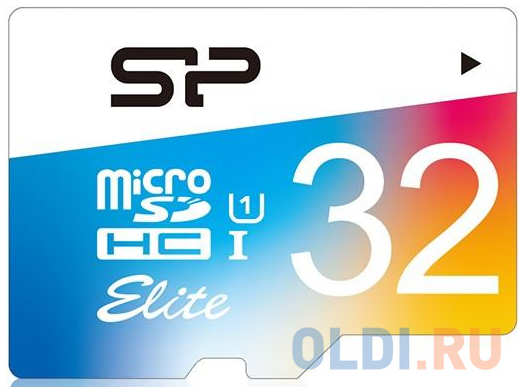 Флеш карта microSD 32GB Silicon Power Elite microSDHC Class 10 UHS-I (SD адаптер) Colorful 4348525586