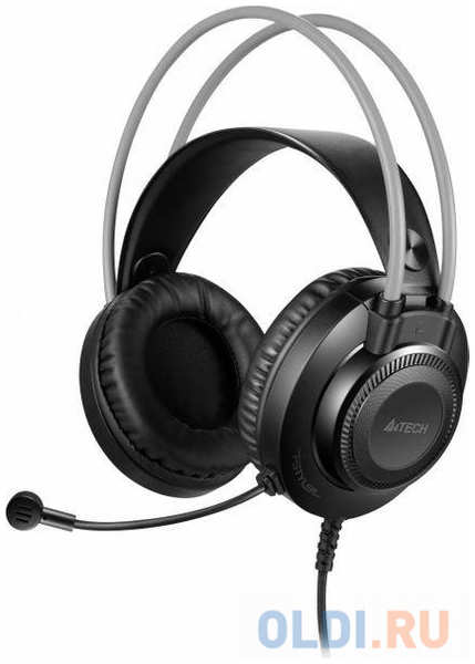 Наушники с микрофоном A4Tech Fstyler FH200i серый 1.8м накладные оголовье (FH200I GREY) 4348525625