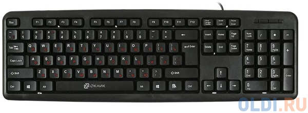Клавиатура Oklick 180 V2 USB