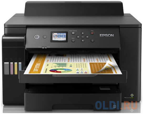 Принтер струйный Epson L11160 (C11CJ04404) A3+ Duplex Net WiFi USB черный 4348525934
