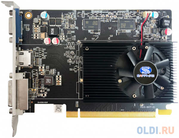 Видеокарта Sapphire PCI-E 11216-35-20G R7 240 4G boost AMD Radeon R7 240 4096 128 DDR3 780/3600 DVIx1/HDMIx1/CRTx1/HDCP lite 4348526519