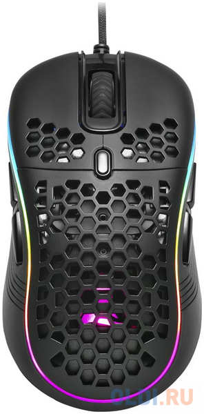 Игровая мышь Sharkoon Light2 S (PixArt PMW 3327, Omron, 8 кнопок, 6200 dpi, USB, RGB подсветка) 4348526940