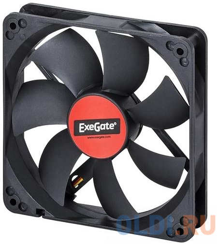 Exegate EX283379RUS Вентилятор ExeGate E08025H4P-PWM, 80x80x25 мм, гидродинамический, 4pin, PWM, 23dBA