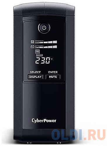 UPS CyberPower VP1000EILCD {1000VA 550W USB RS-232 RJ11 45 (6 IEC С13)}