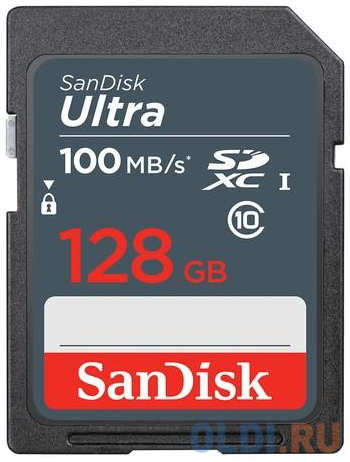 Флеш карта SDHC 128Gb Class10 Sandisk SDSDUNR-128G-GN3IN Ultra 4348529163