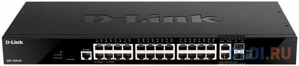 D-Link DGS-1520-28/A1A Управляемый L3 стекируемый коммутатор с 24 портами 10/100/1000Base-T, 2 портами 10GBase-T и 2 портами 10GBase-X SFP+ 4348532688