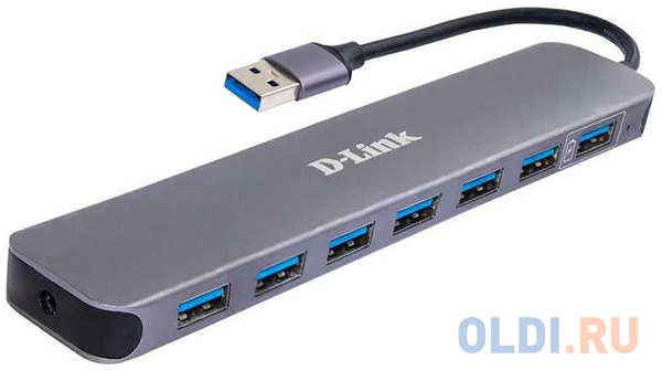 Концентратор USB 3.0 D-Link DUB-1370/B2A 7 x USB 3.0 черный 4348535562