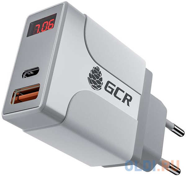 Connection GCR Сетевое зарядное устройство на 2 USB порта (QC 3.0 + PD 3.0 ), GCR-52885