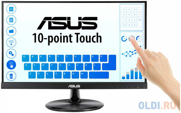 ASUS 21.5″ VT229H IPS, 1920x1080, VGA+HDMI, 5ms, 60Hz, 178°/178°, 250cd/m, 1000:1 (058964) 4348538599