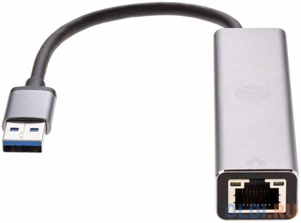 Концентратор USB 3.0 VCOM Telecom DH312A 3 х USB 3.0 RJ-45 серый 4348538929
