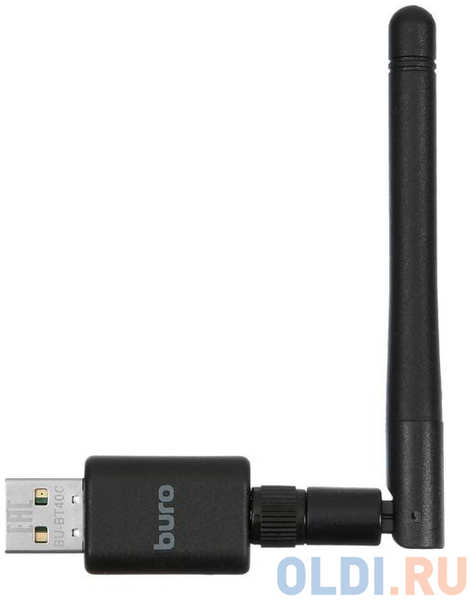 Бюрократ Адаптер USB Buro BU-BT40С Bluetooth 4.0+EDR class 1 100м черный 4348538950