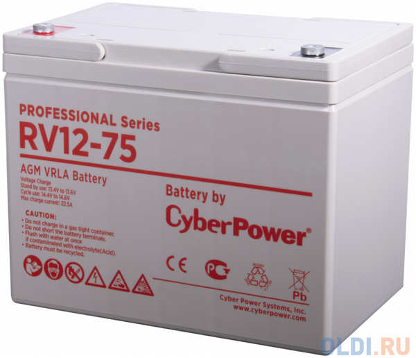 Battery CyberPower Professional series RV 12-75 / 12V 75 Ah 4348541102