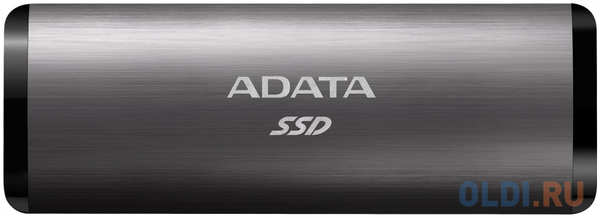 ADATA Внешний SSD диск 1.8″ 256 Gb USB 3.2 A-Data SE760 Titan-Gray серый 4348543200