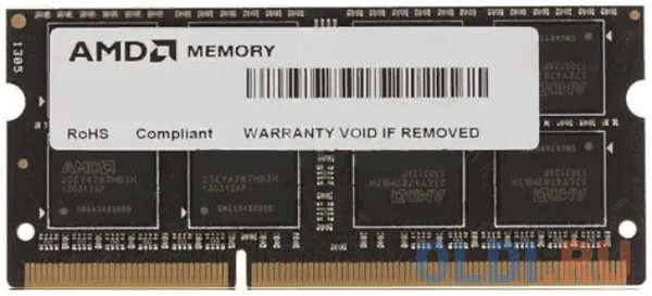 Оперативная память для ноутбука AMD R538G1601S2S-U DIMM 8Gb DDR3 1600 MHz R538G1601S2S-U 4348543365