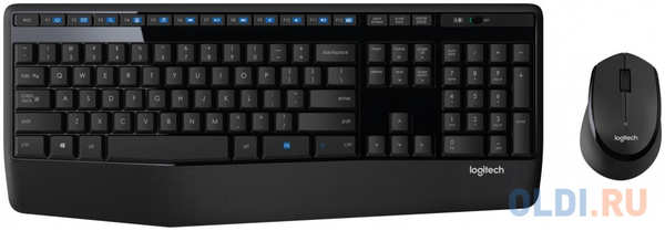 Клавиатура + мышь Logitech MK345 клав:черный мышь:черный USB 2.0 беспроводная Multimedia 4348547548